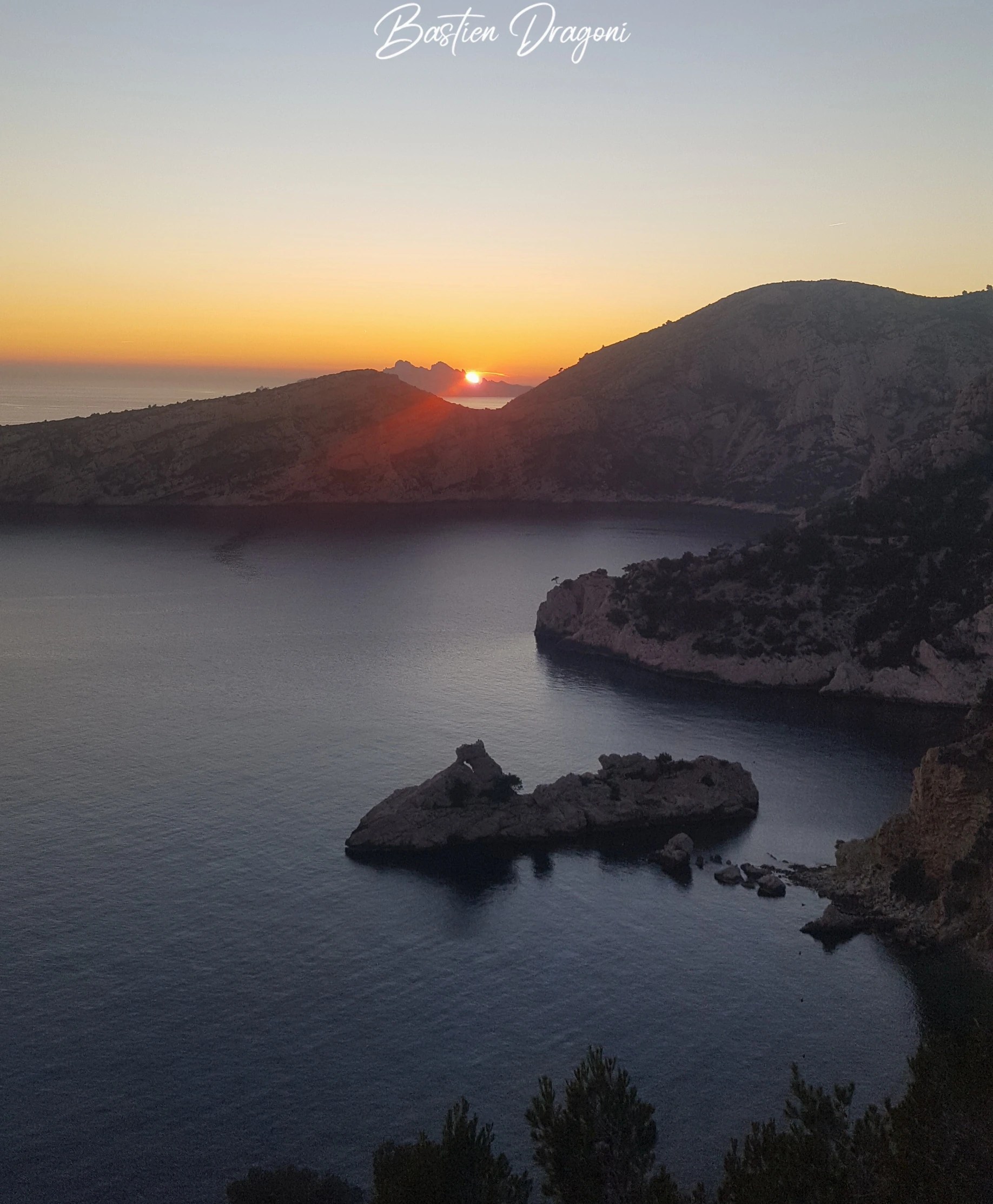 Crépuscule calanques